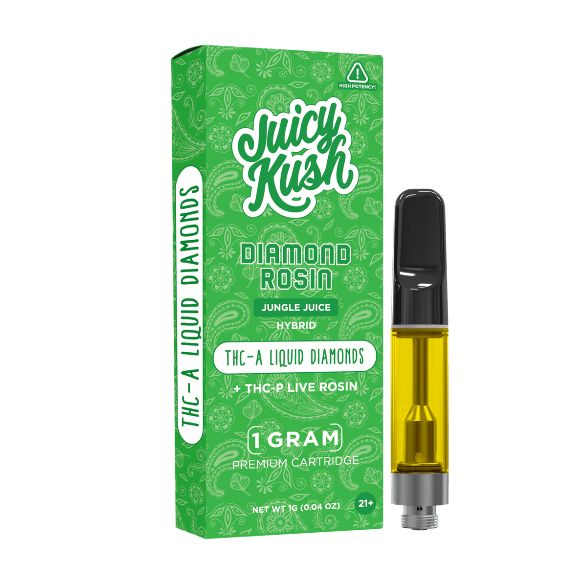 Jungle Juice THC-A + THC-P Cartridge 1g Juicy Kush Jungle Juice THC-A + THC-P Cartridge 1g Juicy Kush
