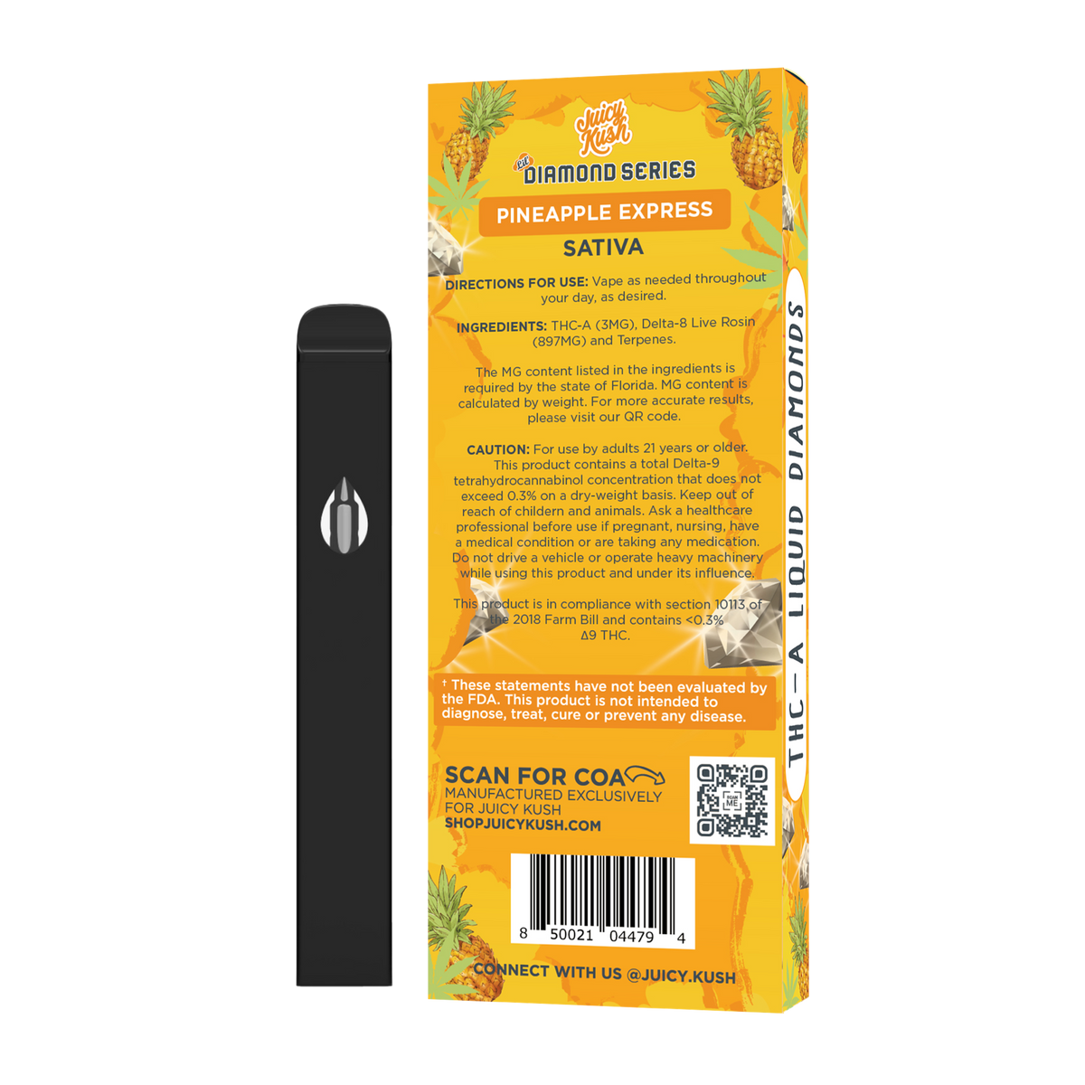 Pineapple Express THC-A Disposable 1g Juicy Kush Pineapple Express THC-A Disposable 1g Juicy Kush
