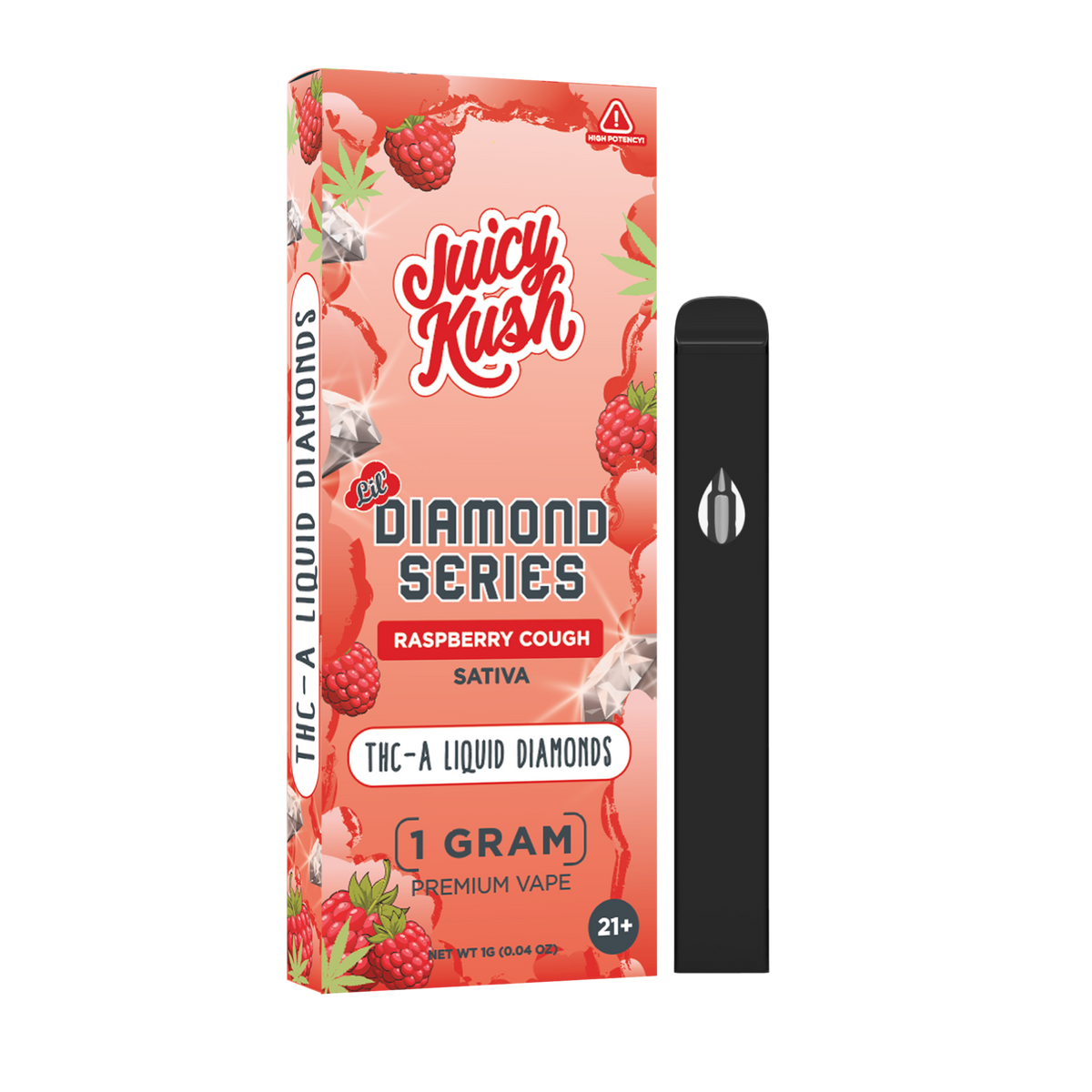 Raspberry Cough THC-A Disposable 1g Juicy Kush Raspberry Cough THC-A Disposable 1g Juicy Kush