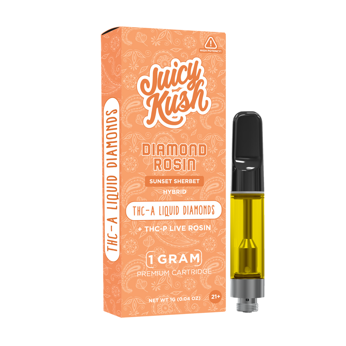 Sunset Sherbet THC-A + THC-P Cartridge 1g – Juicy Kush