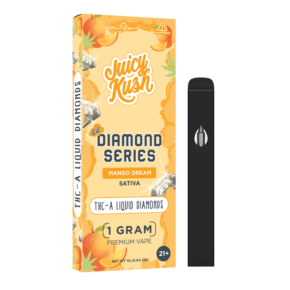 Mango Dream THC-A Disposable 1g Juicy Kush Mango Dream THC-A Disposable 1g Juicy Kush