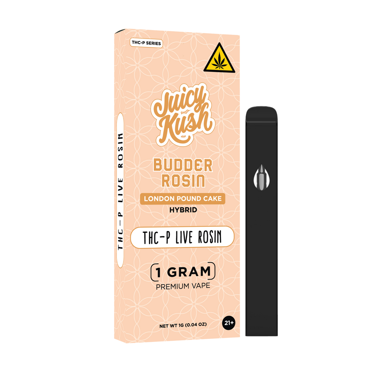 London Pound Cake THC-P Disposable 1g – Juicy Kush