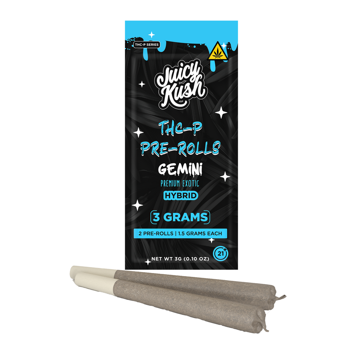 Gemini THC-P Pre-Rolls 3g (2ct) – Juicy Kush
