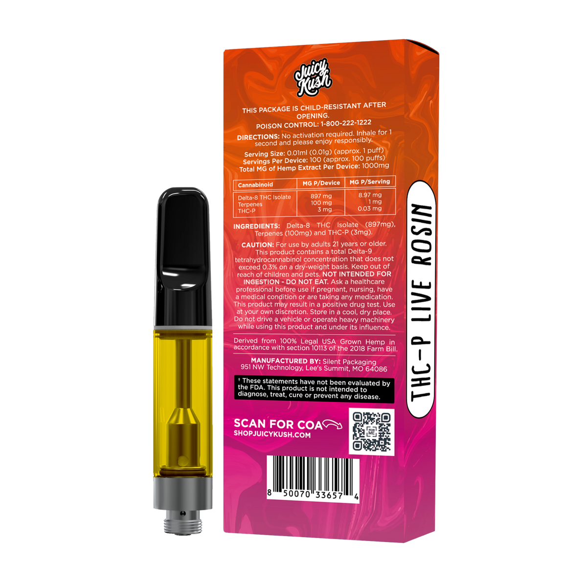 Island Honey THC-P Cartridge 1g – Juicy Kush
