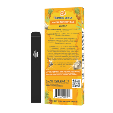 Pineapple Express THC-A Disposable 1g – Juicy Kush Pineapple Express THC-A Disposable 1g – Juicy Kush