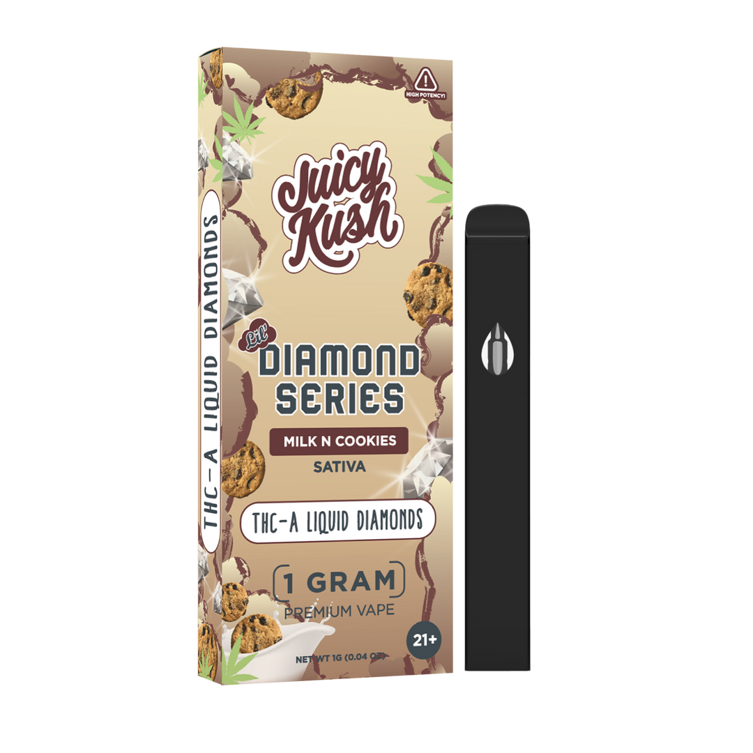 Milk N Cookies THC-A Disposable 1g Juicy Kush Milk N Cookies THC-A Disposable 1g Juicy Kush