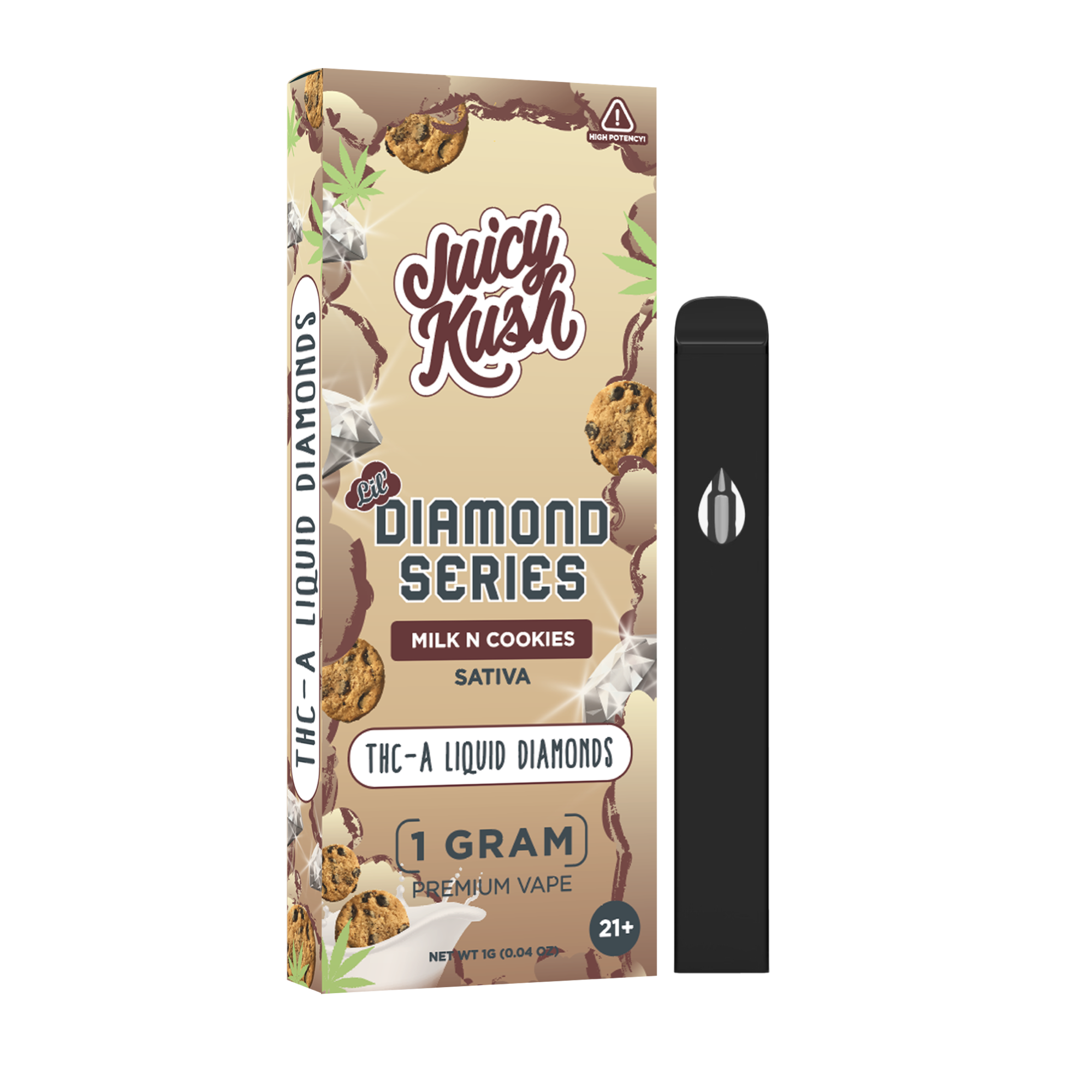 Milk N Cookies THC-A Disposable 1g  Juicy Kush