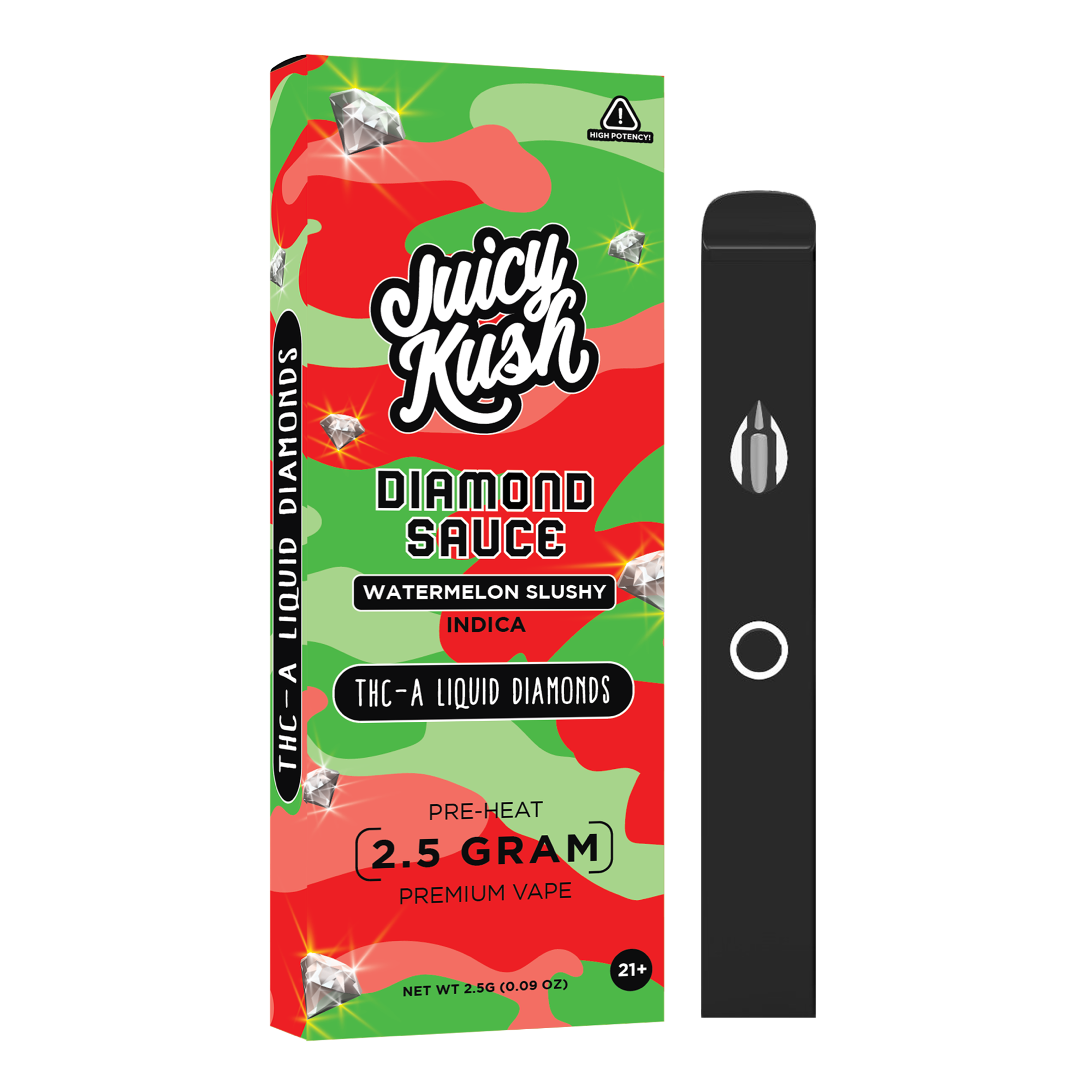 Watermelon Slushy THC-A Preheat Disposable 2.5g