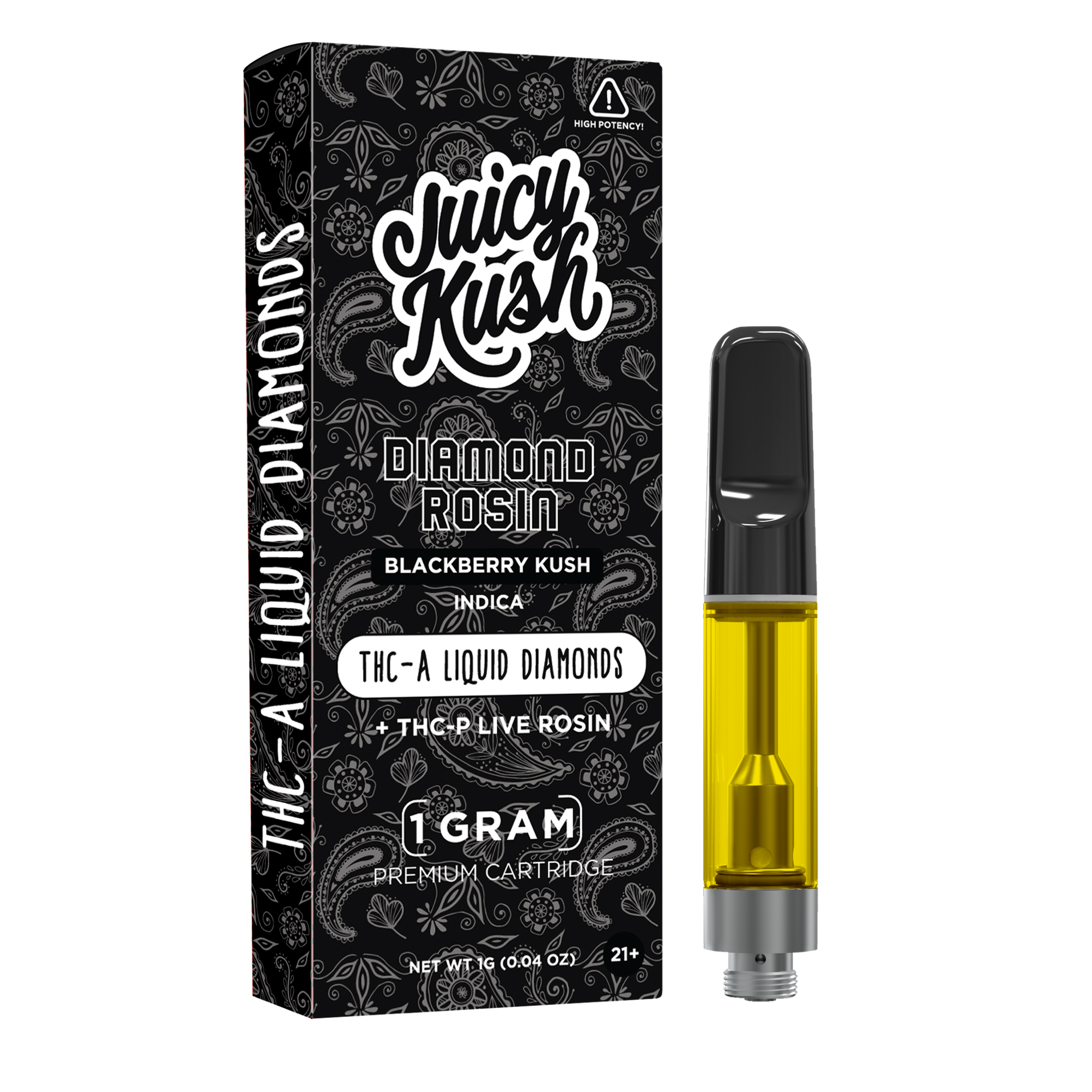 Blackberry Kush THC-A + THC-P Cartridge 1g