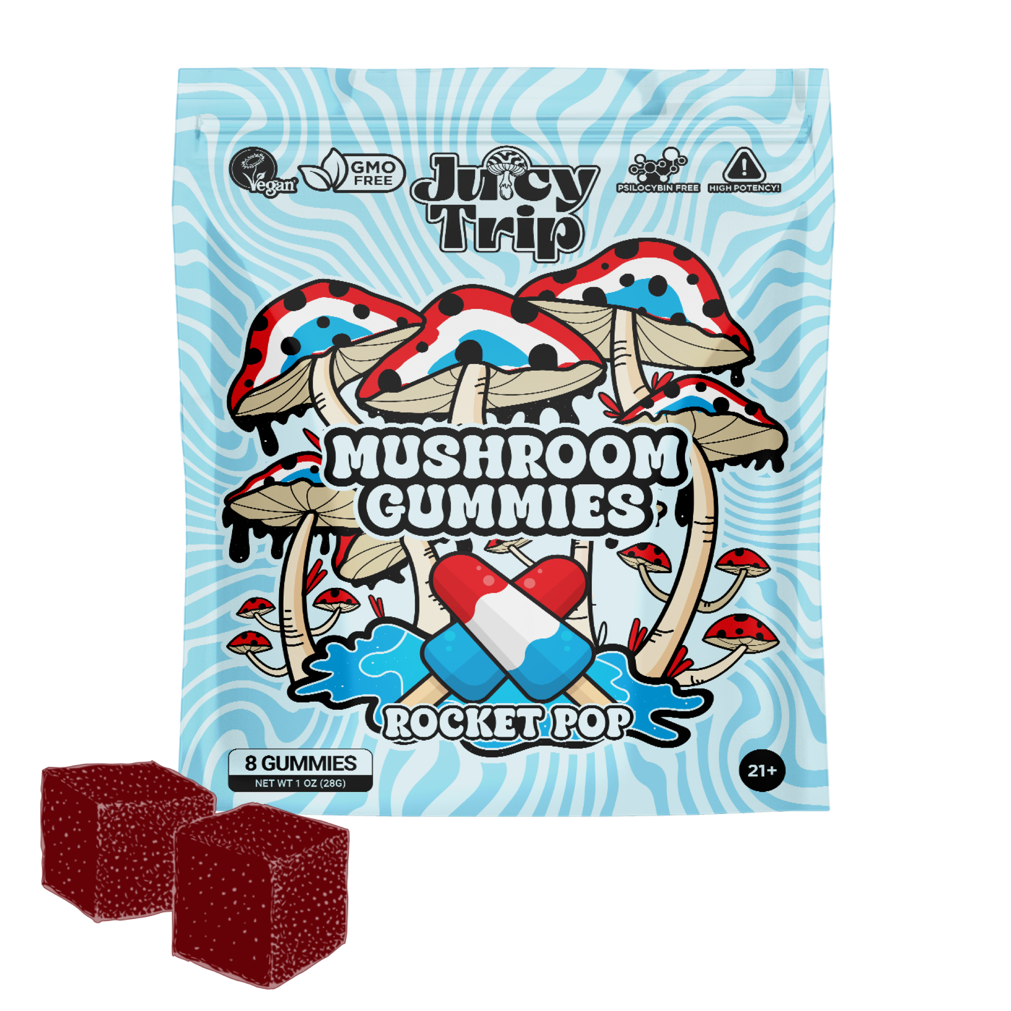 Rocket Pop Mushroom Gummies (8ct)