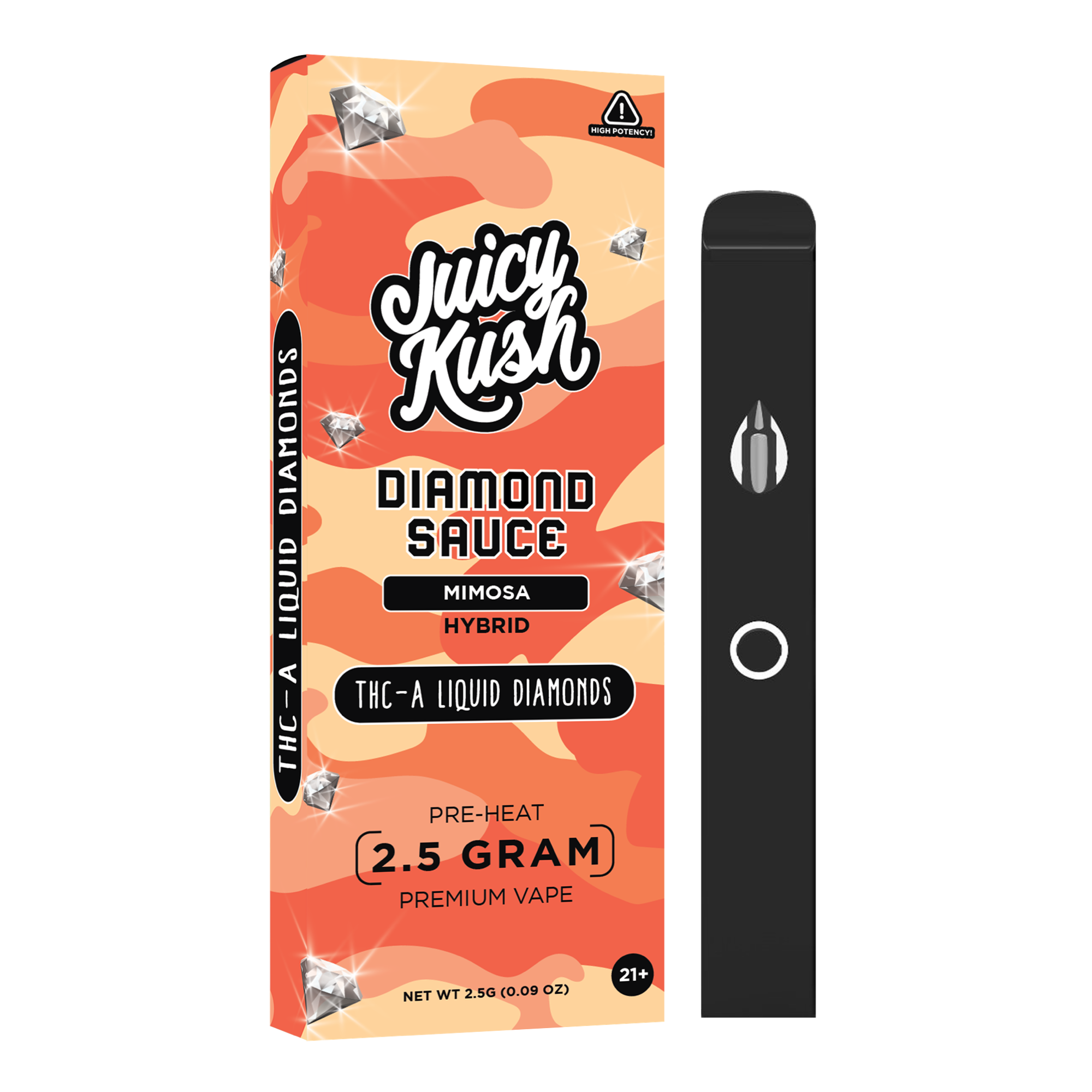 Mimosa THC-A Preheat Disposable 2.5g – Juicy Kush