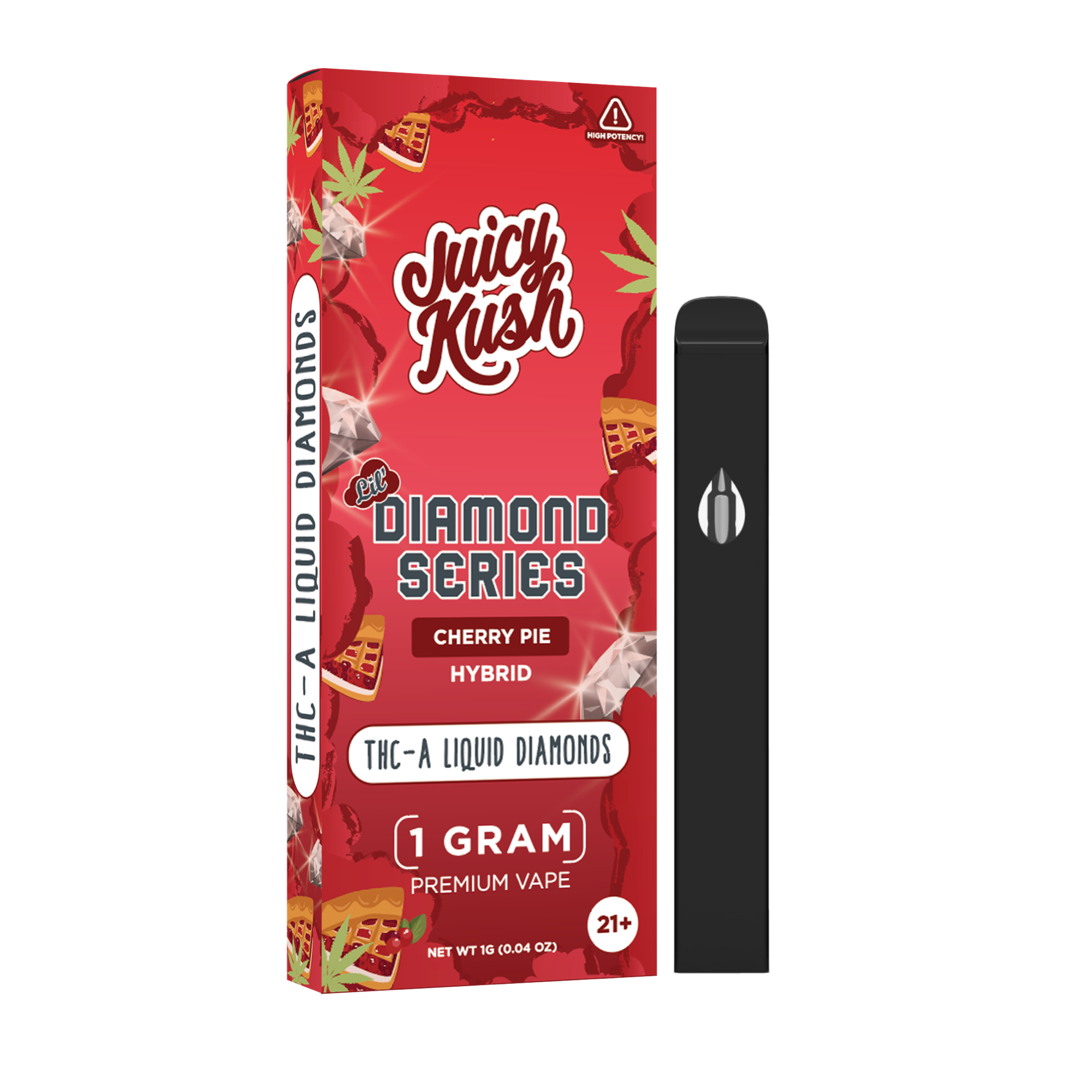 Cherry Pie THC-A Disposable 1g – Juicy Kush