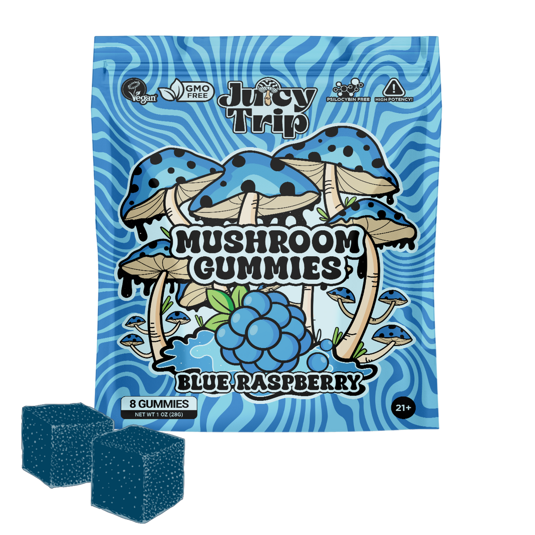 Blue Raspberry Mushroom Gummies (8ct)