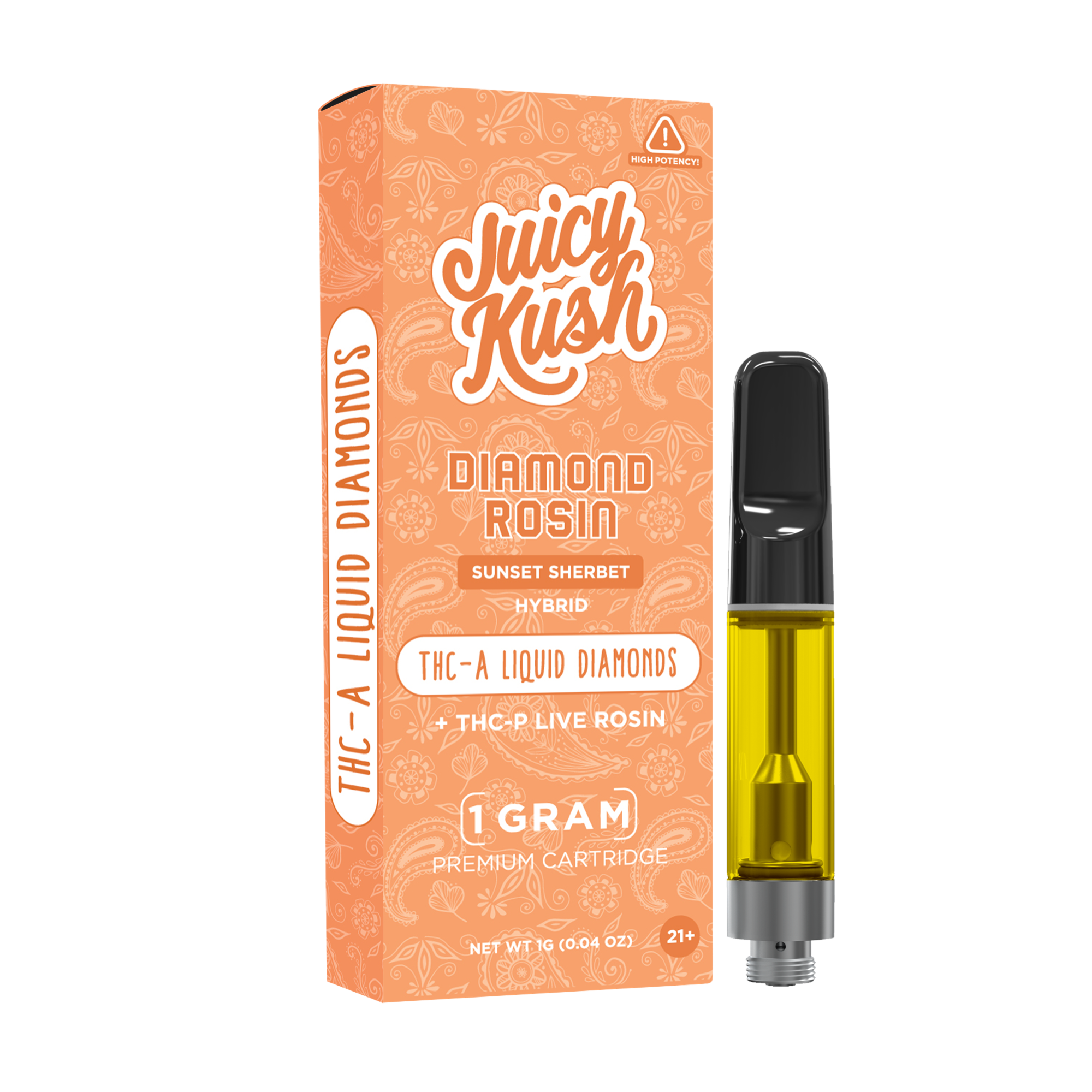 Sunset Sherbet THC-A + THC-P Cartridge 1g – Juicy Kush