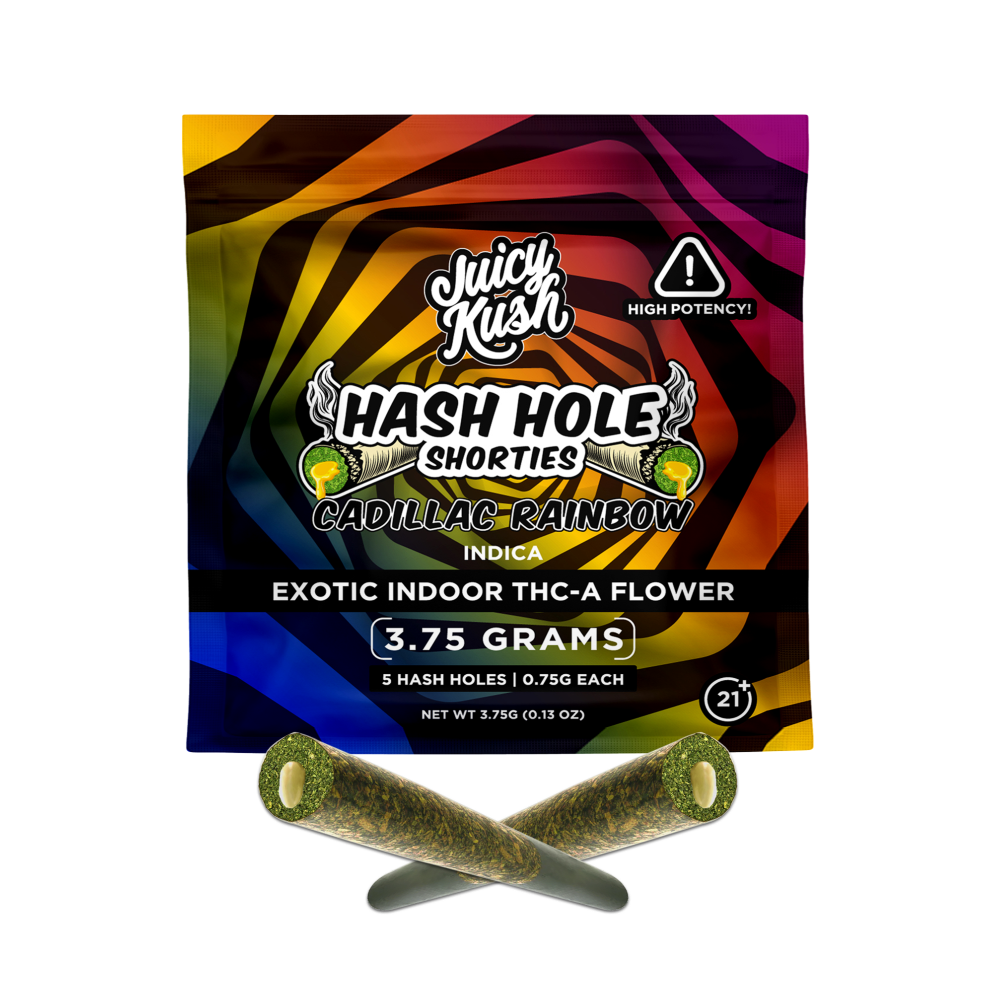 Cadillac Rainbow THC-A Hash Holes 3.75g (5ct)