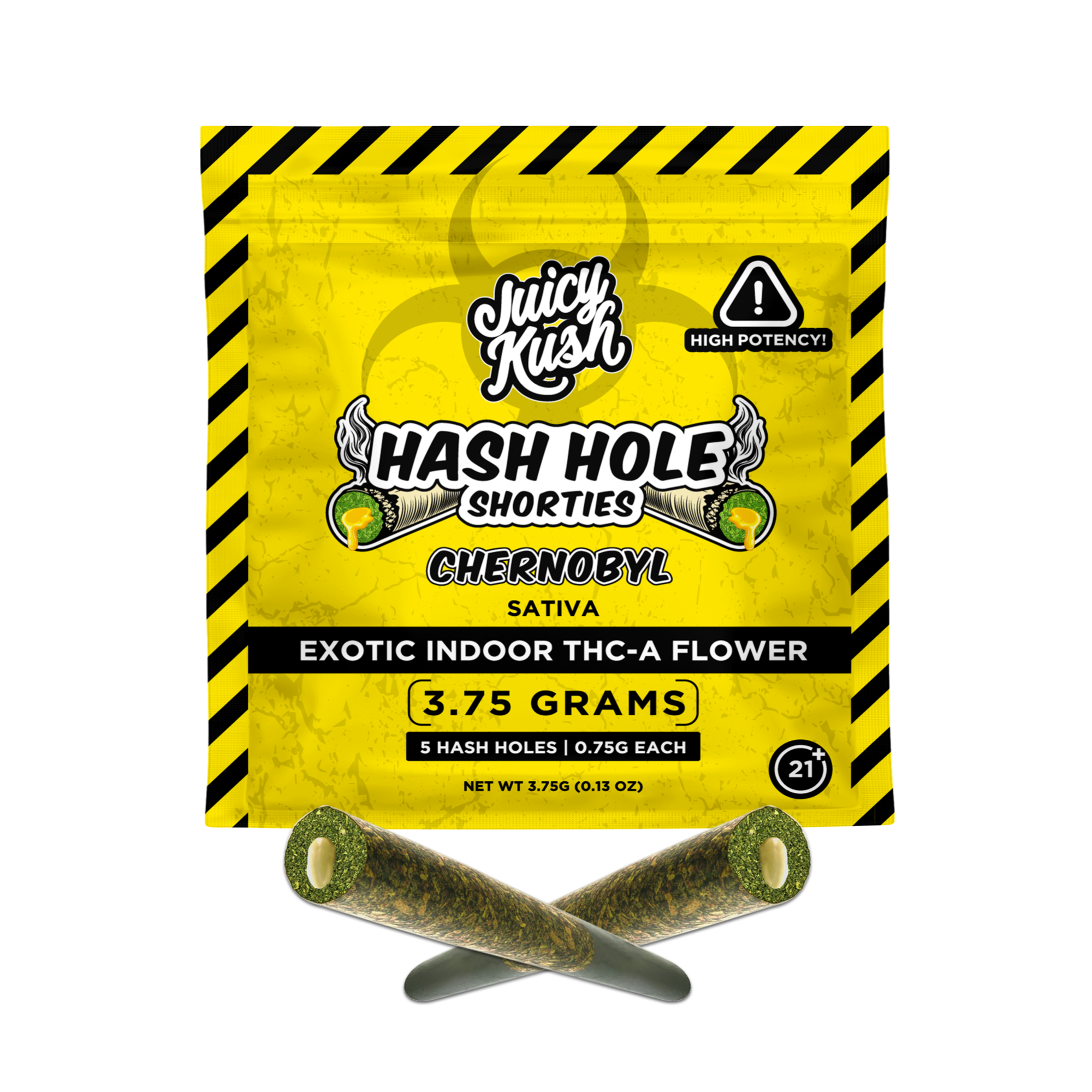 Chernobyl THC-A Hash Holes 3.75g (5ct)