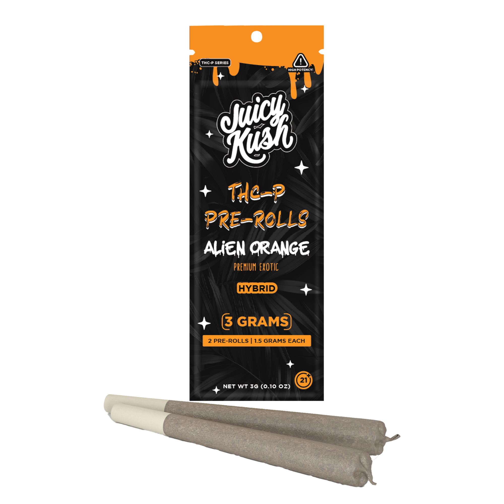 Alien Orange THC-P Pre-Rolls 3g (2ct)