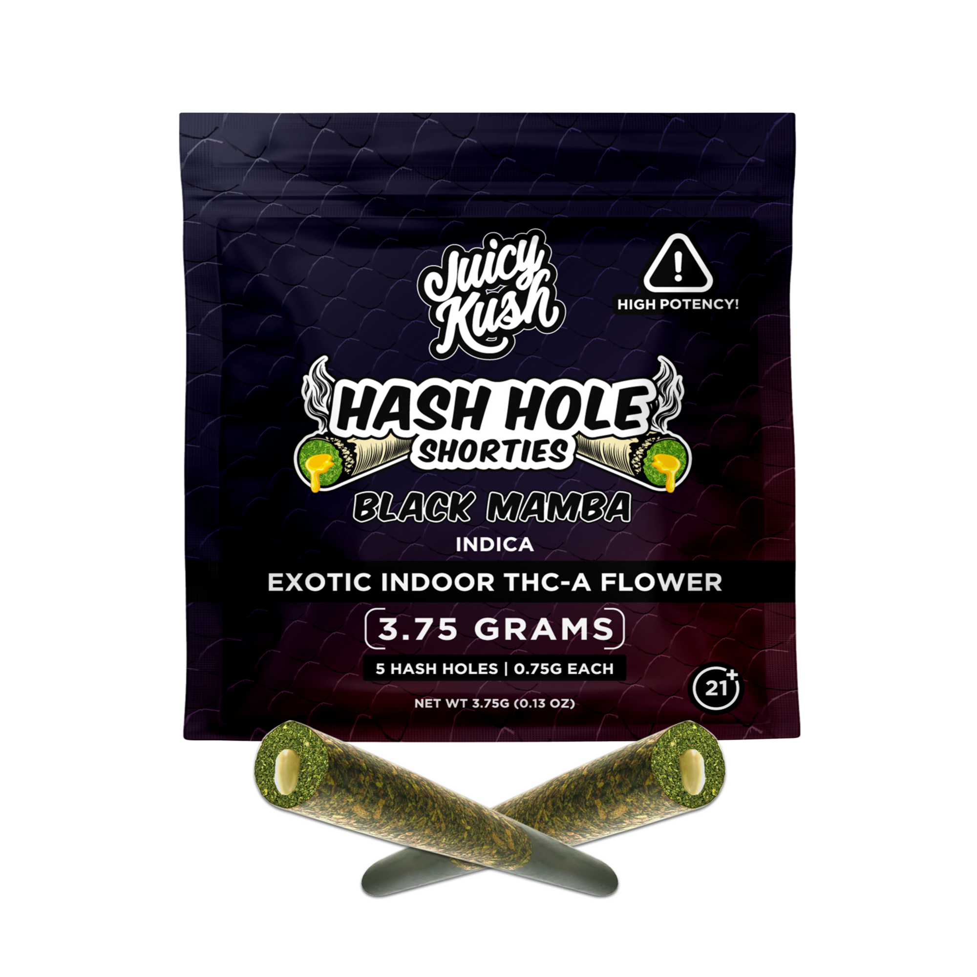 Black Mamba THC-A Hash Holes 3.75g (5ct)