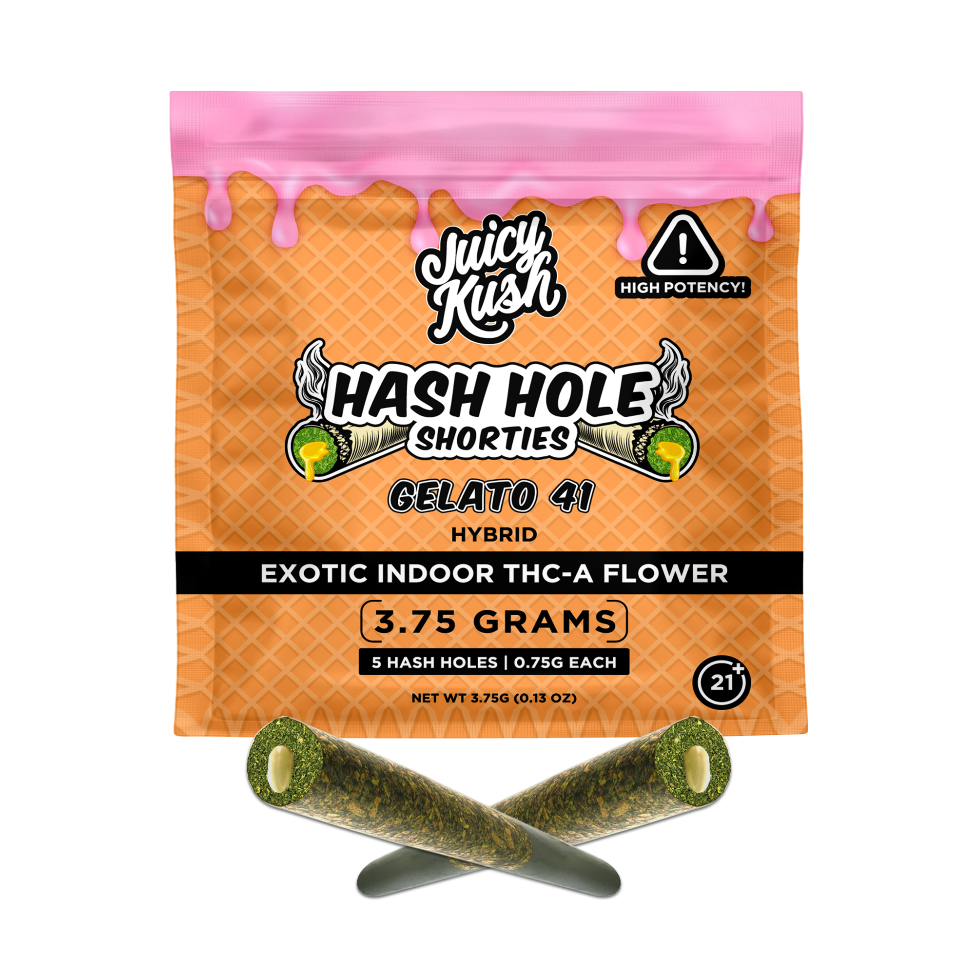 Gelato 41 THC-A Hash Holes 3.75g (5ct) – Juicy Kush