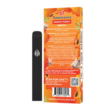 Papaya Punch THC-A Disposable 1g  Juicy Kush