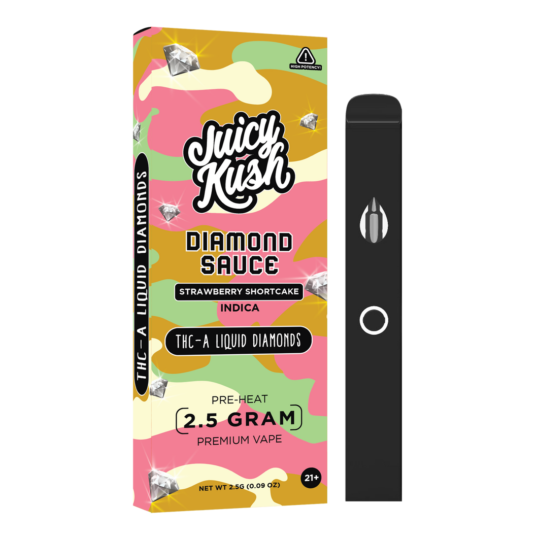 Strawberry Shortcake THC-A Preheat Disposable 2.5g Juicy Kush Strawberry Shortcake THC-A Preheat Disposable 2.5g Juicy Kush