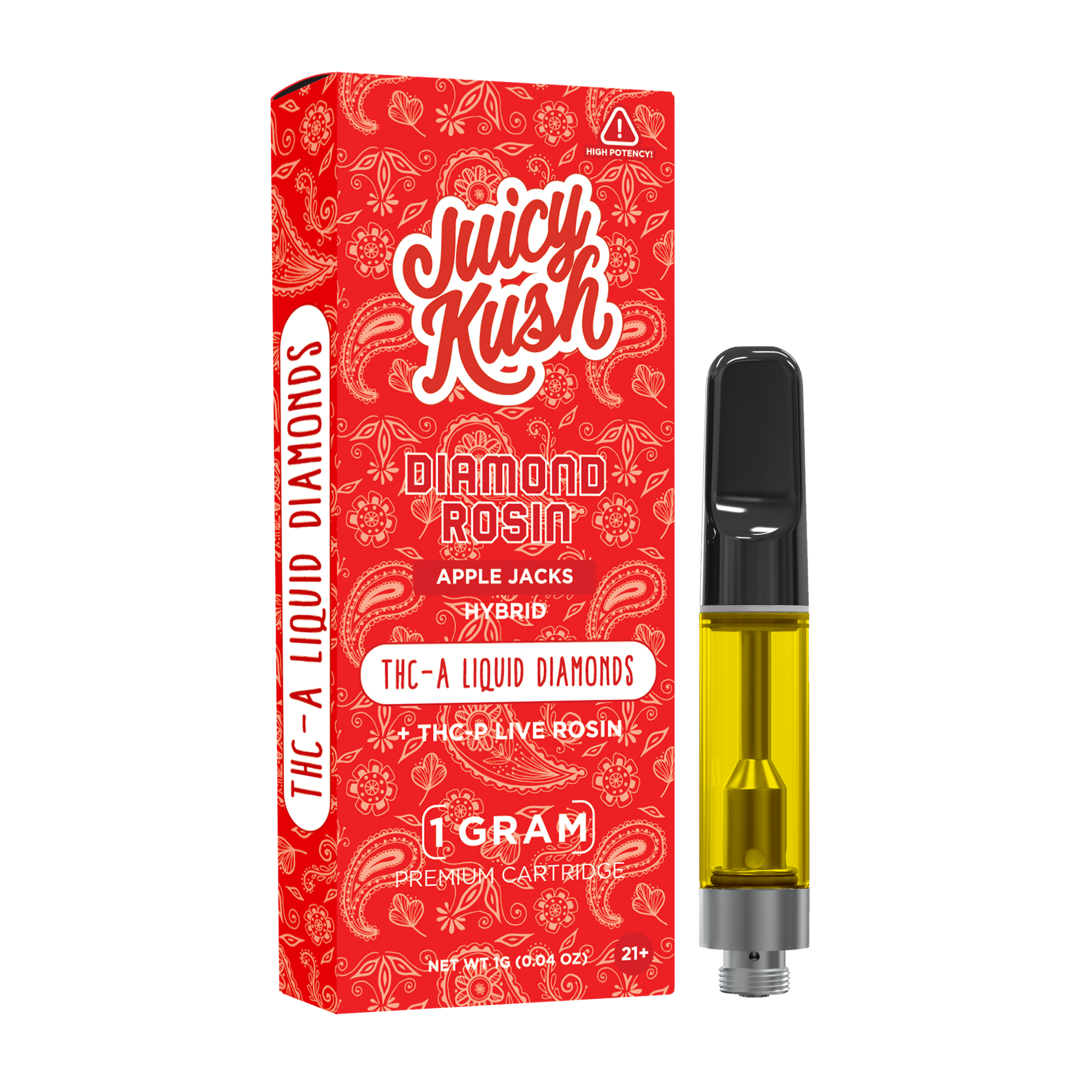 Apple Jacks THC-A + THC-P Cartridge 1g – Juicy Kush