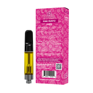 Pink Runtz THC-A + THC-P Cartridge 1g Juicy Kush Pink Runtz THC-A + THC-P Cartridge 1g Juicy Kush