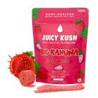 Load image into Gallery viewer, Juicy Kush - 5000mg gummies of Delta-8, Delta-9, HHC and THC-P - Strawberry