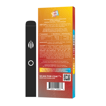 Rainbow Haze THC-P Preheat Disposable 2.5g Juicy Kush Rainbow Haze THC-P Preheat Disposable 2.5g Juicy Kush