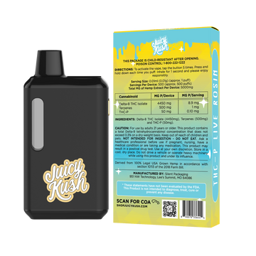 Hawaiian Snowcap THC-P Preheat Disposable 5g  Juicy Kush